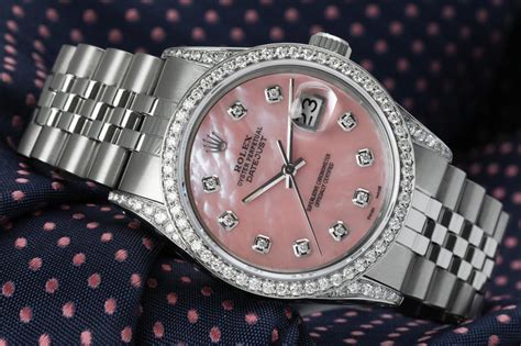 pale pink rolex|rolex pink face.